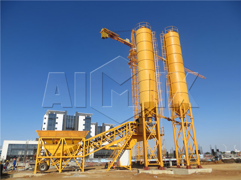 Mobile Type Concrete Batch Plant Philippines