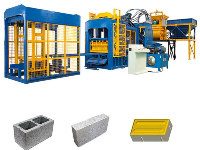 Different models of concrete hollow block machines