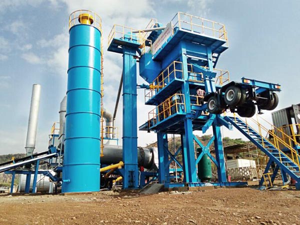 ALYQ80 mobile asphalt batch plant