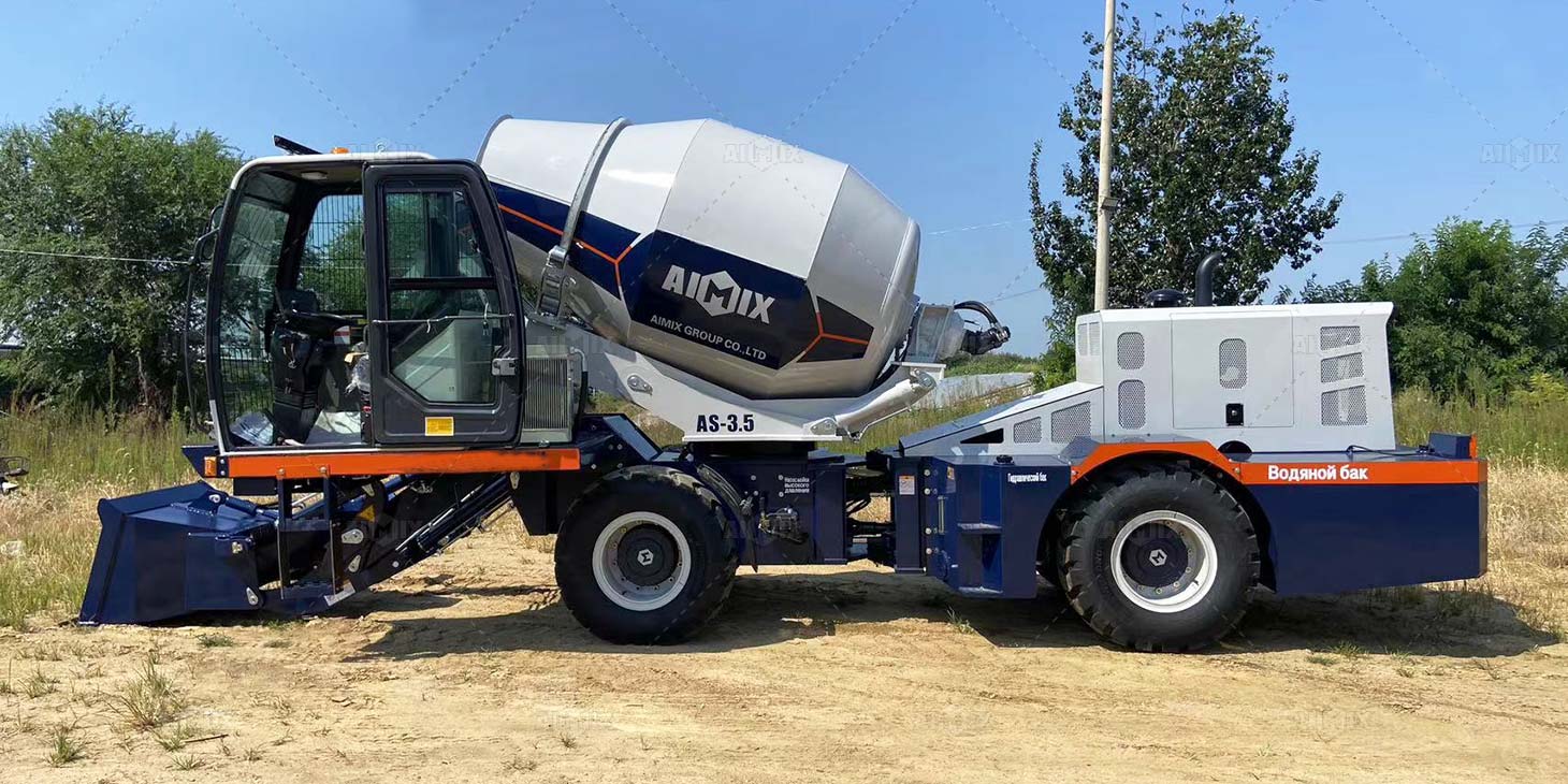 self loading concrete mixer truck