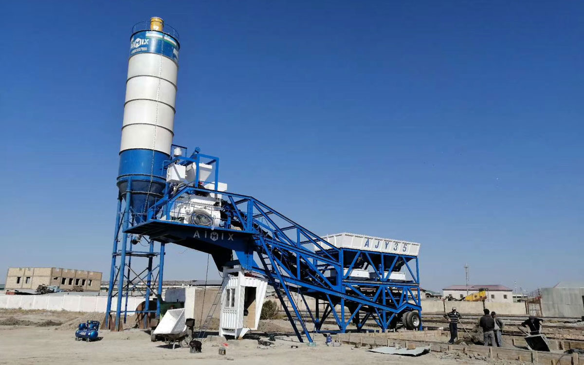AJY-35 mobile batching plant