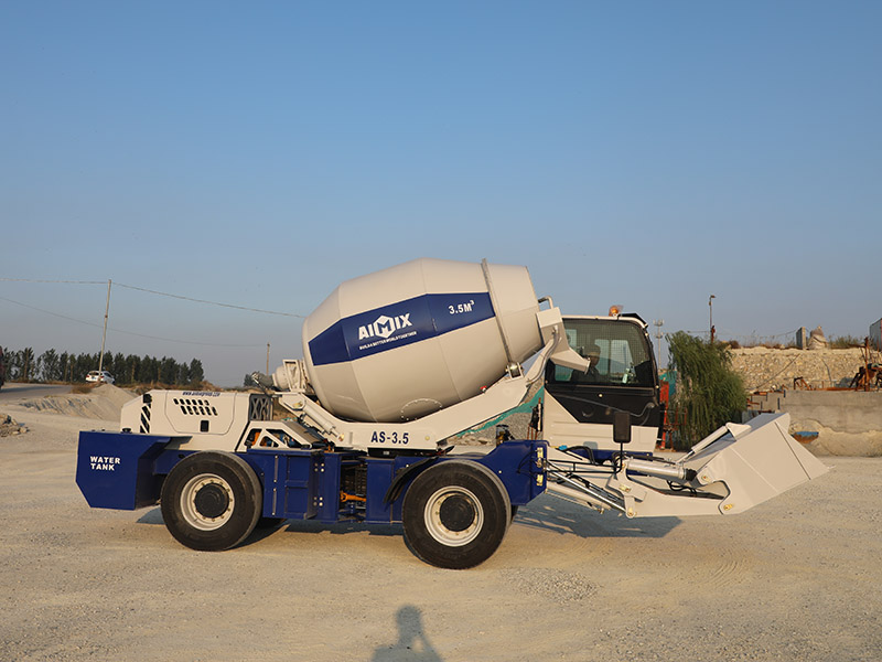 Self Loading Concrete Mixer Applications