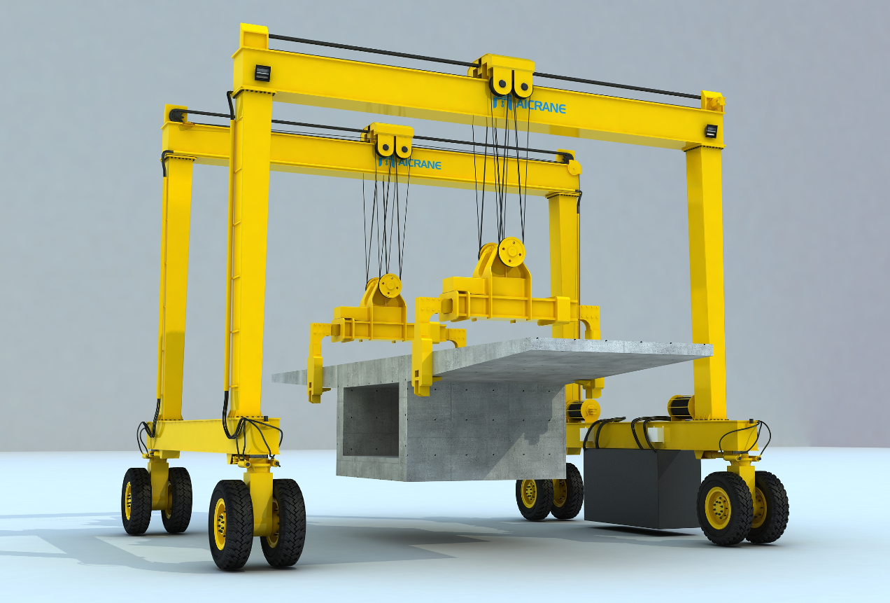 Rubber tyred gantry crane