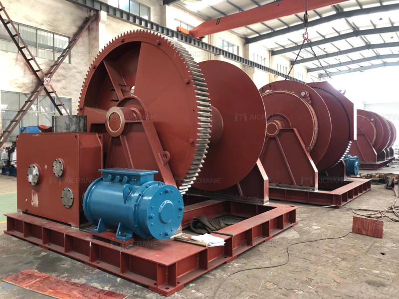 50 ton mooring winch