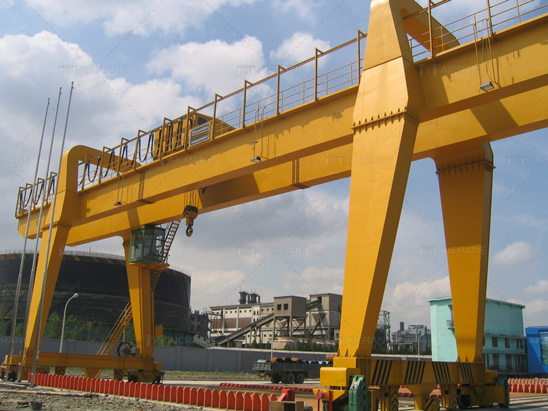 A-type 50t Gantry Crane With Double Cantilever