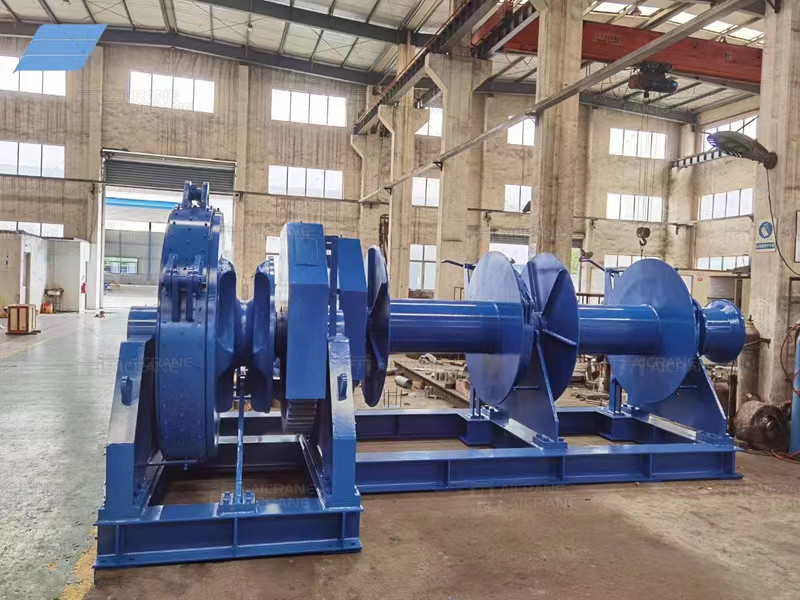 Hydraulic Anchor Mooring Winch With Double Drums