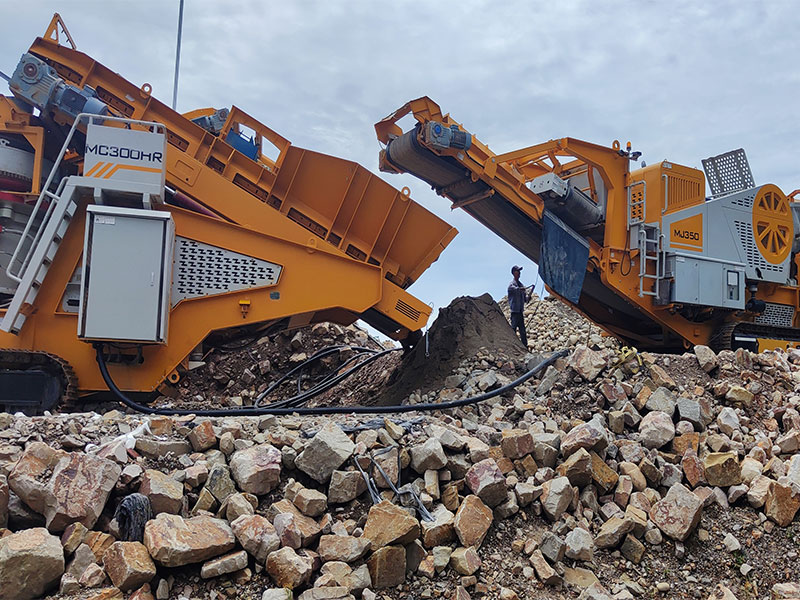 crawler mobile crusher plant