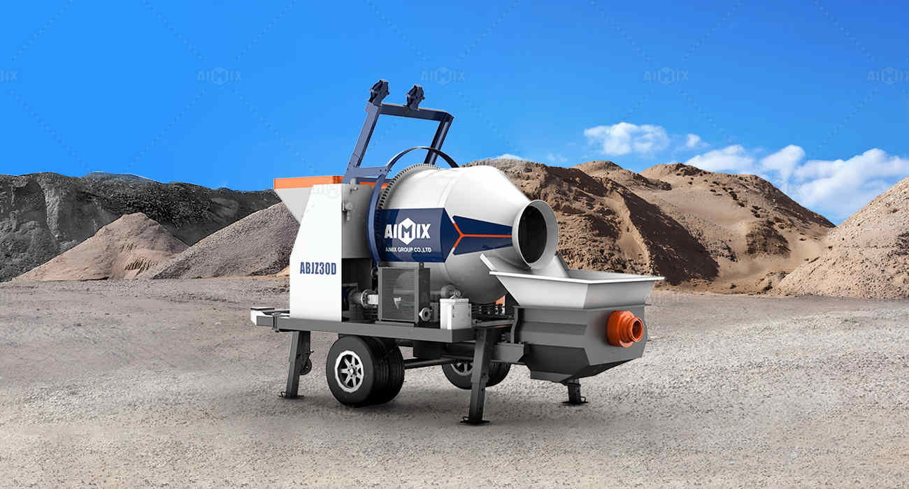 ABJZ30D Portable Concrete Mixing Pump