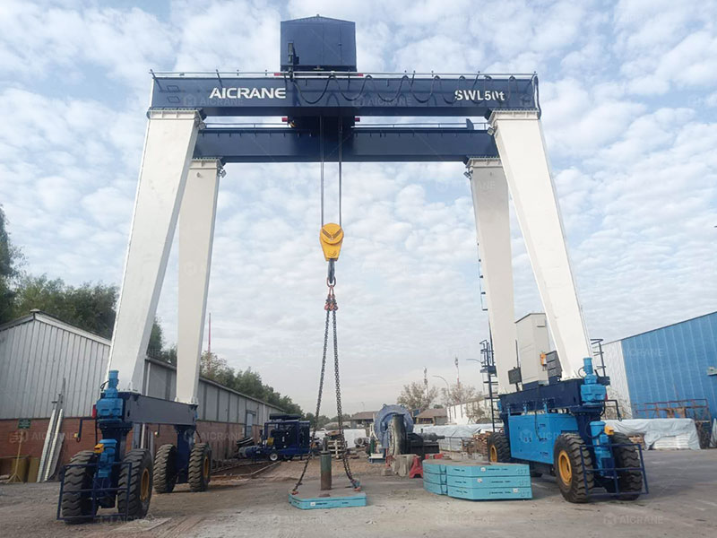 rubber tyred gantry crane with high safety